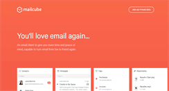Desktop Screenshot of mailcube.com