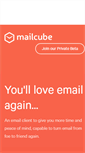 Mobile Screenshot of mailcube.com